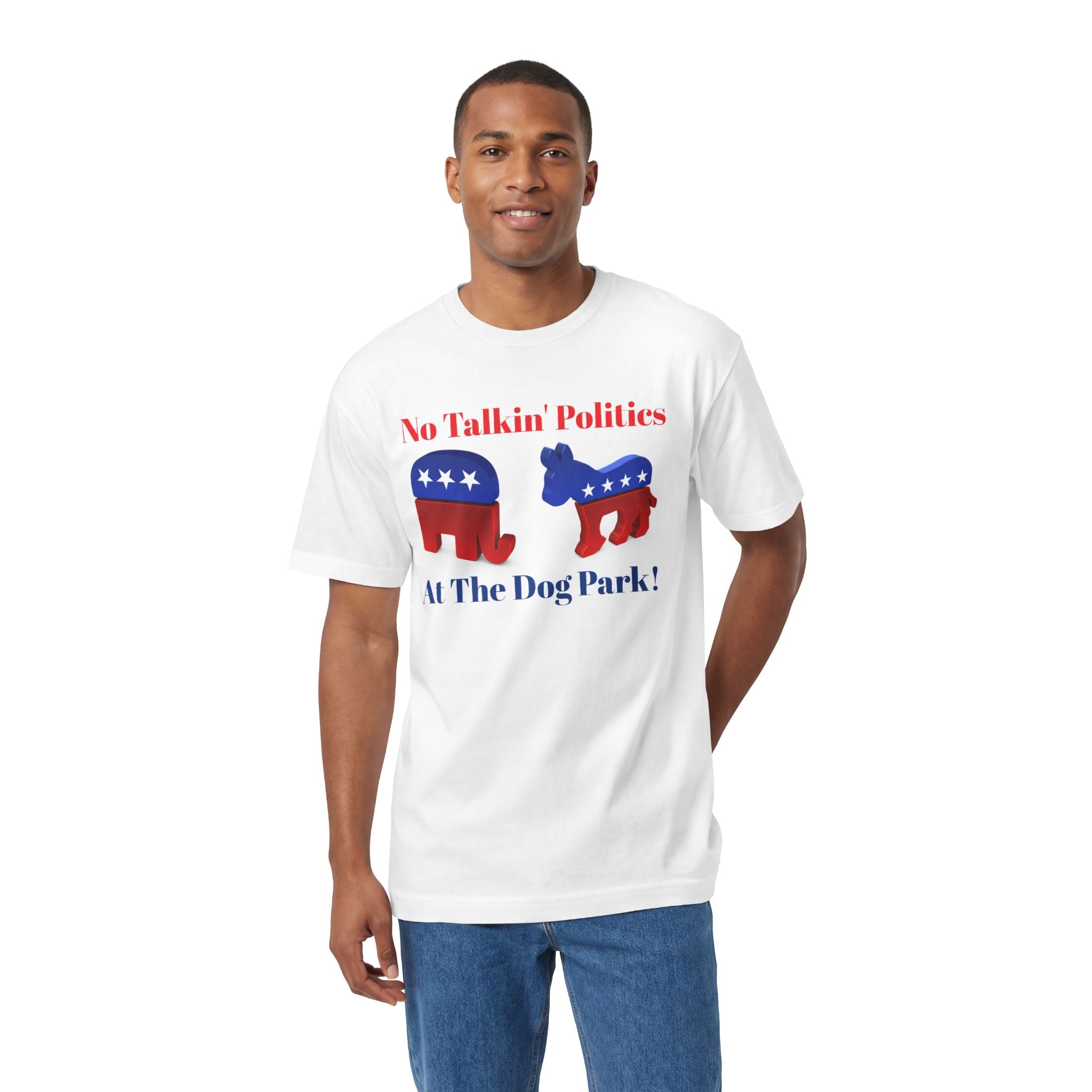 No Talking Politics At The Dog Park – Unisex T-Shirt