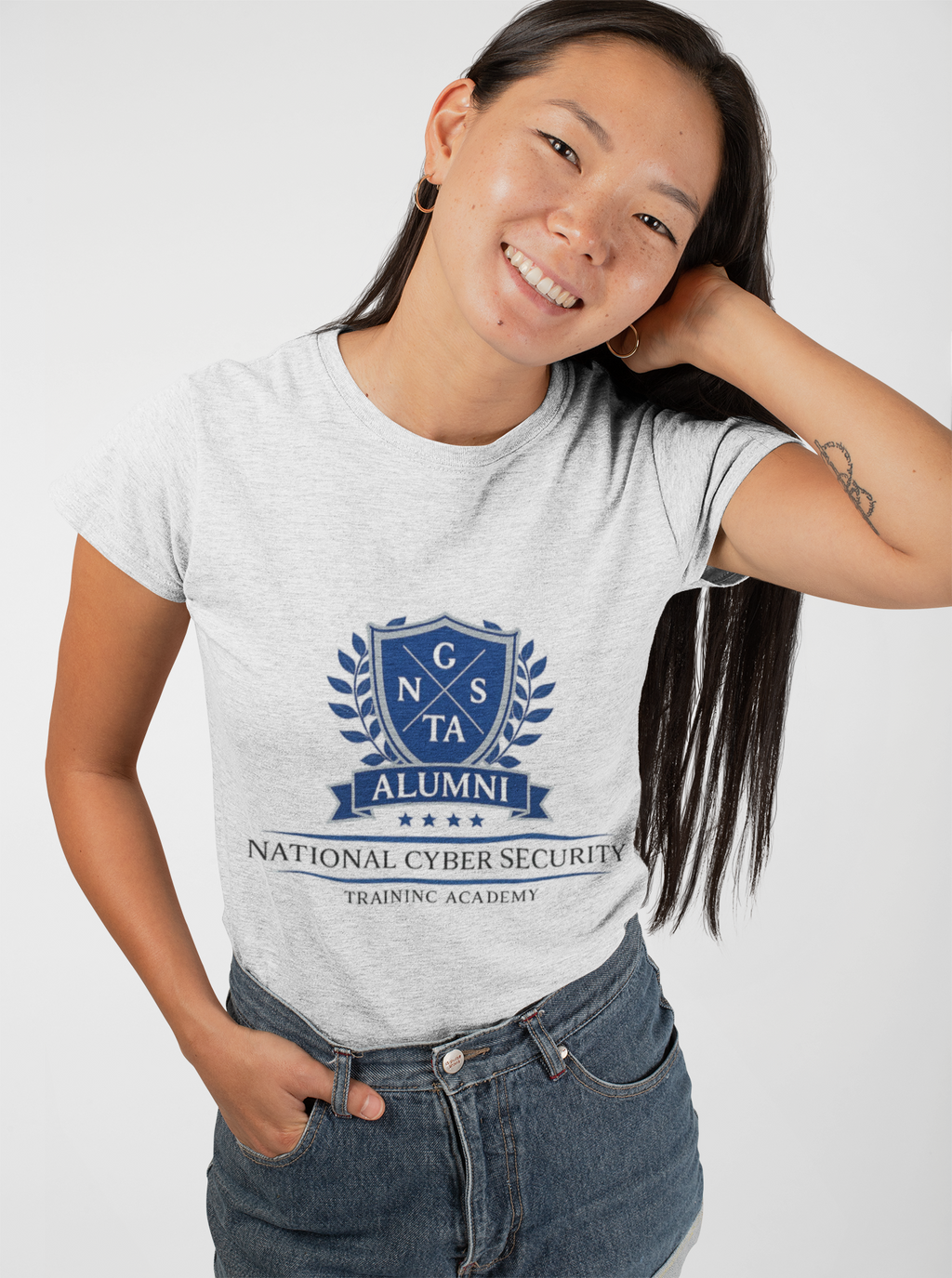 Alumni Tee - National Cyber Security Training Academy Crest