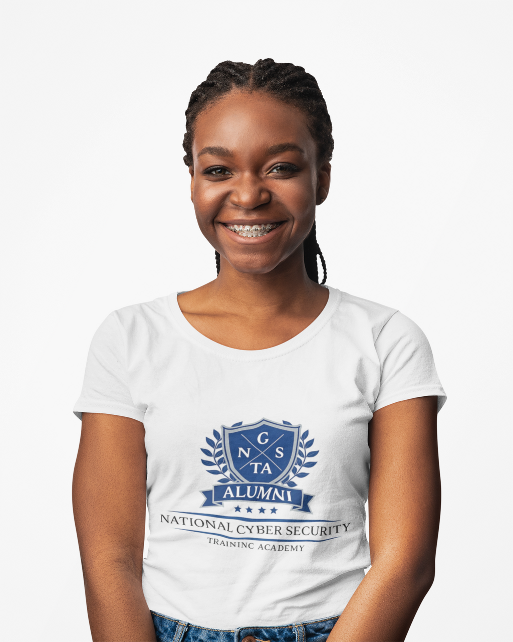 Alumni Tee - National Cyber Security Training Academy Crest