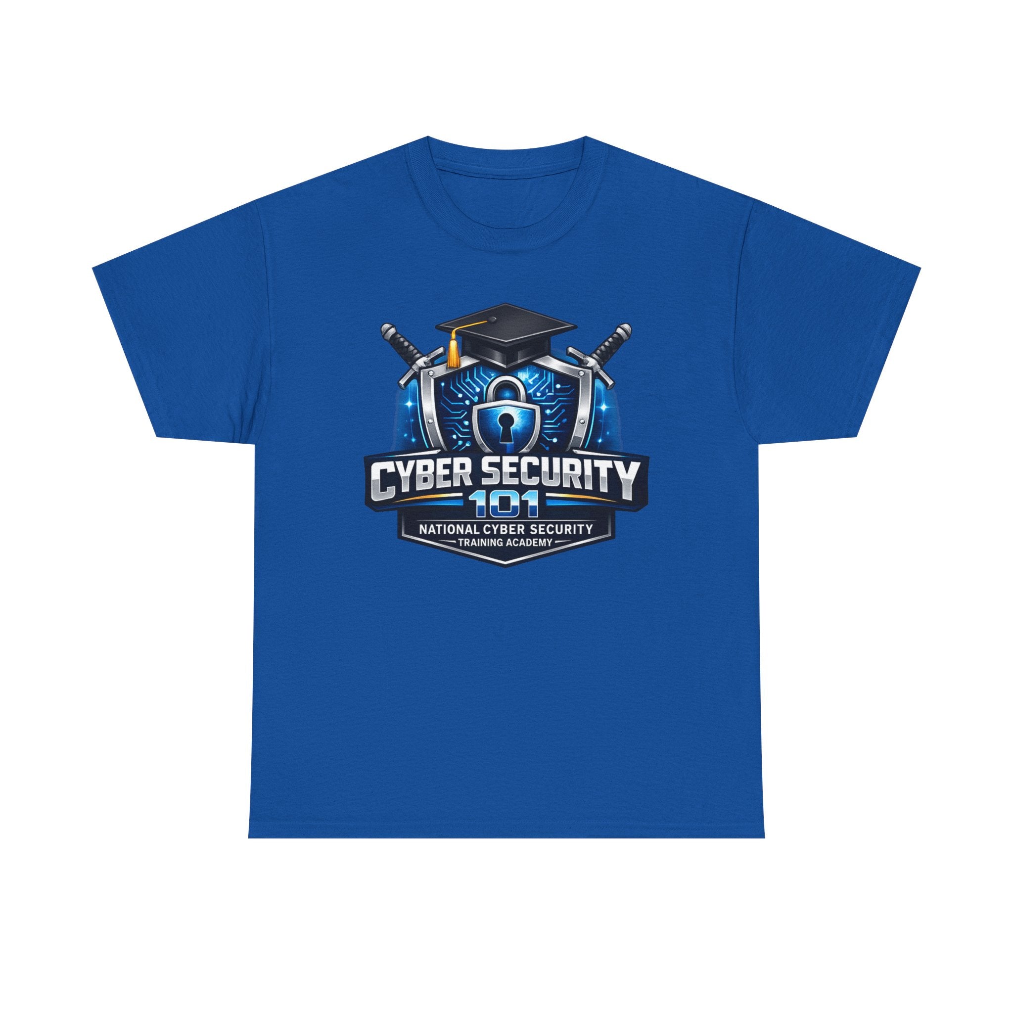 Cyber Security 101 T-Shirt — National Cyber Security Badge Tee